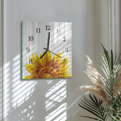 Orologio quadrato Fiore