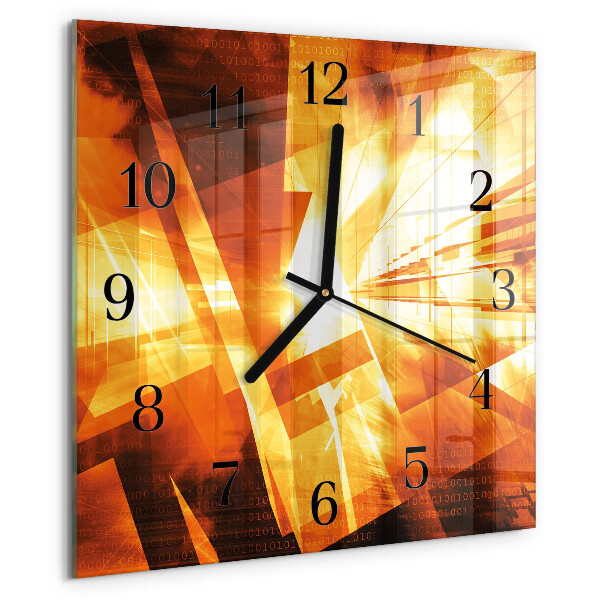 Orologio quadrato Astrazione