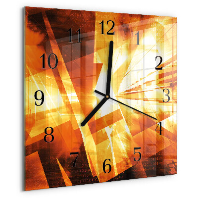 Orologio quadrato Astrazione