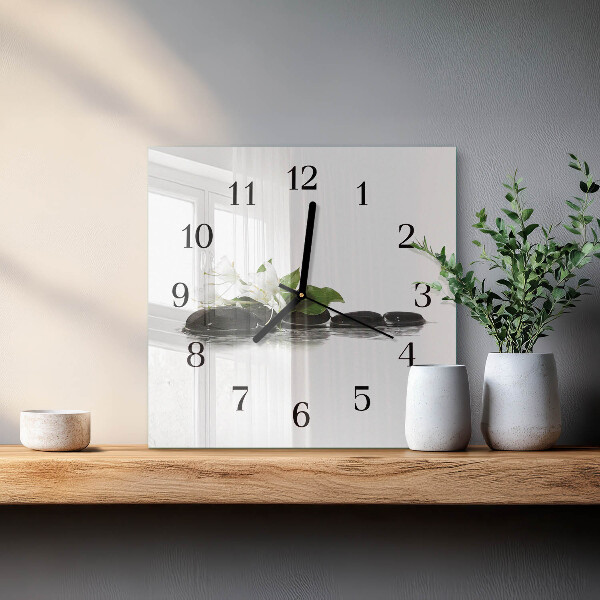 Orologio quadrato Pietre Zen