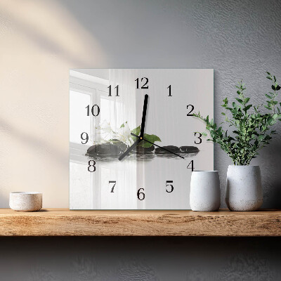 Orologio quadrato Pietre Zen