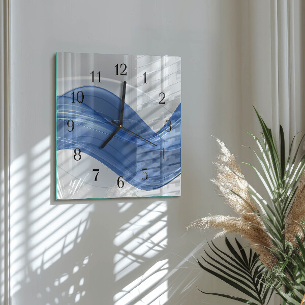 Orologio quadrato Linee astratte