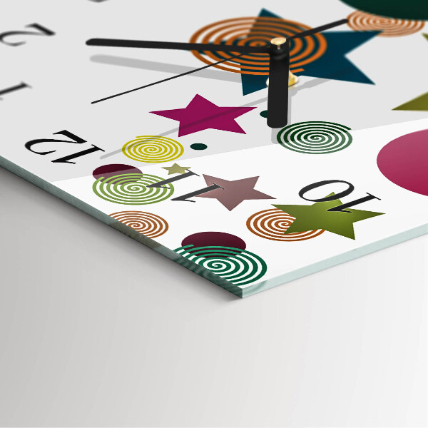 Orologio quadrato Stelle