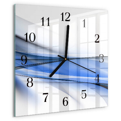 Orologio quadrato Linee astratte