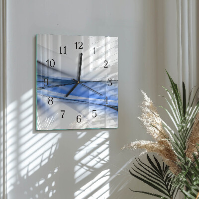 Orologio quadrato Linee astratte