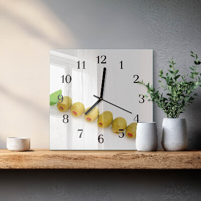 Orologio quadrato Olive