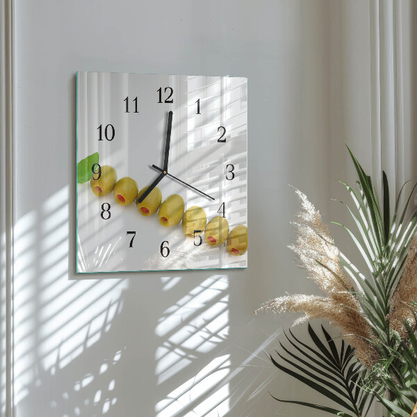 Orologio quadrato Olive