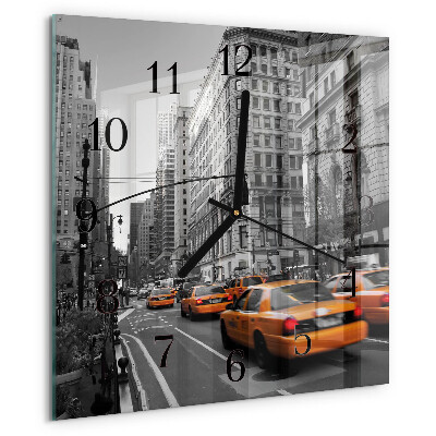 Orologio quadrato Taxi a New York