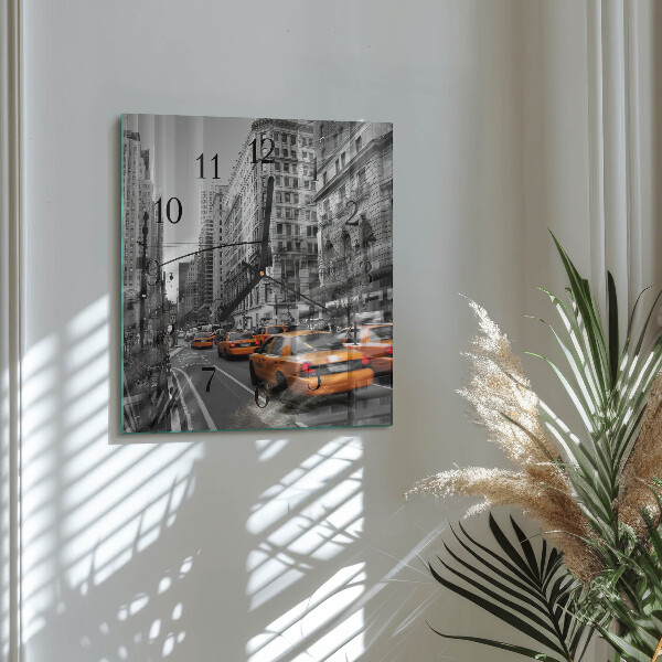 Orologio quadrato Taxi a New York