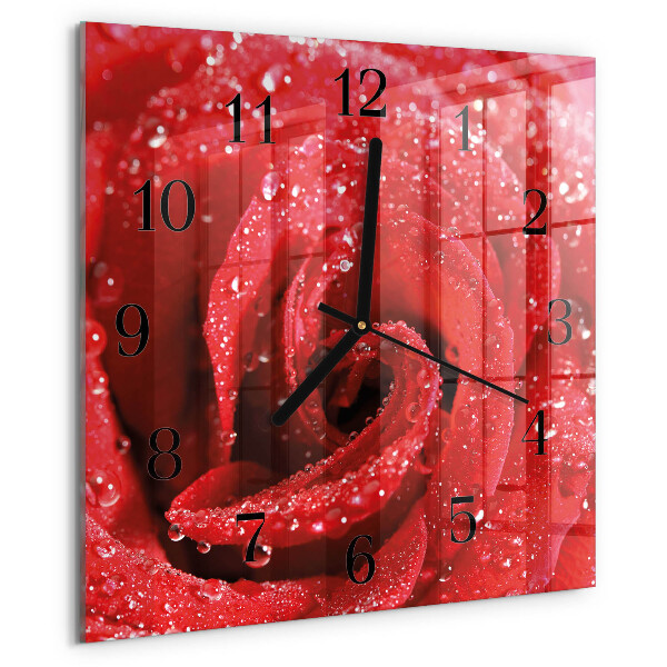 Orologio quadrato Rosa