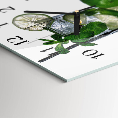 Orologio quadrato Lime e menta