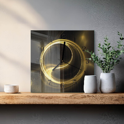 Orologio quadrato Circolo di astrazione