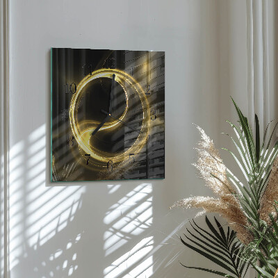 Orologio quadrato Circolo di astrazione
