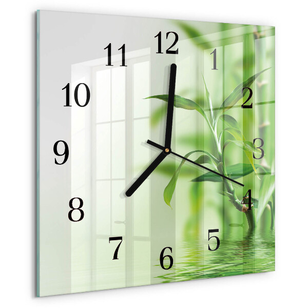 Orologio quadrato Bambù