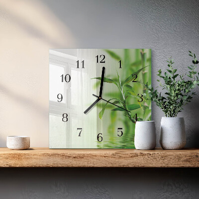Orologio quadrato Bambù