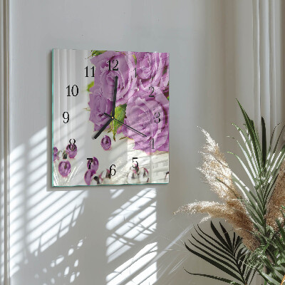 Orologio quadrato Rose