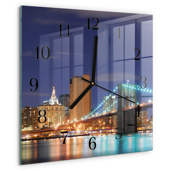 Orologio quadrato Ponte orizzontale