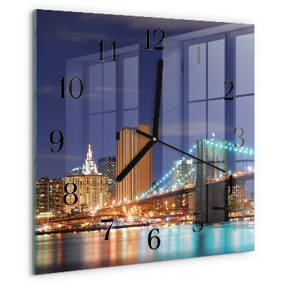 Orologio quadrato Ponte orizzontale