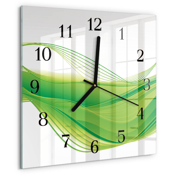 Orologio quadrato Linee astratte