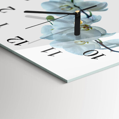 Orologio quadrato Orchidea