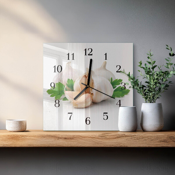 Orologio quadrato Aglio