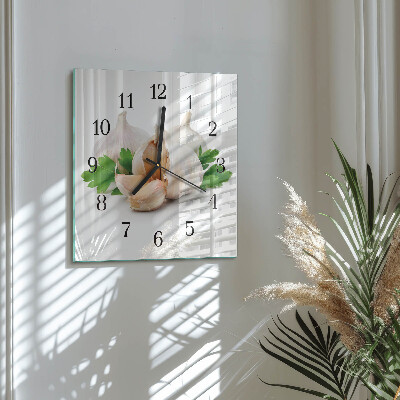 Orologio quadrato Aglio