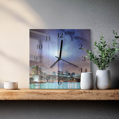 Orologio quadrato Notte dell'orizzonte