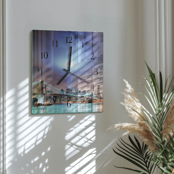 Orologio quadrato Notte dell'orizzonte