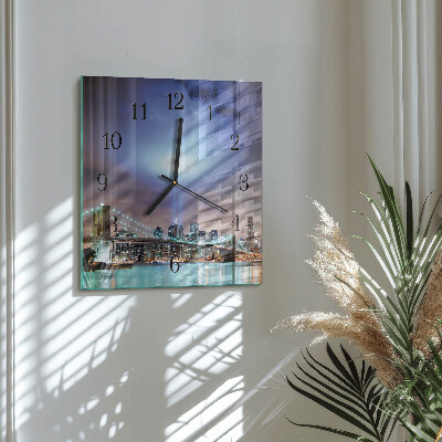 Orologio quadrato Notte dell'orizzonte