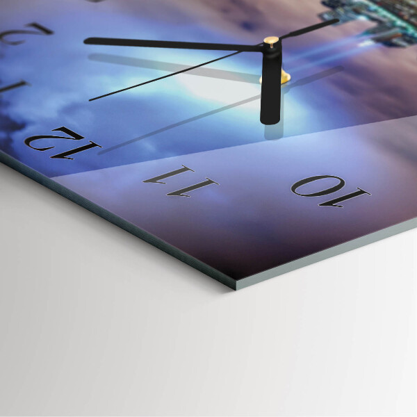 Orologio quadrato Notte dell'orizzonte