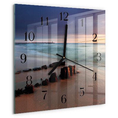 Orologio quadrato Spiaggia Mare