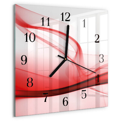 Orologio quadrato Linee astratte