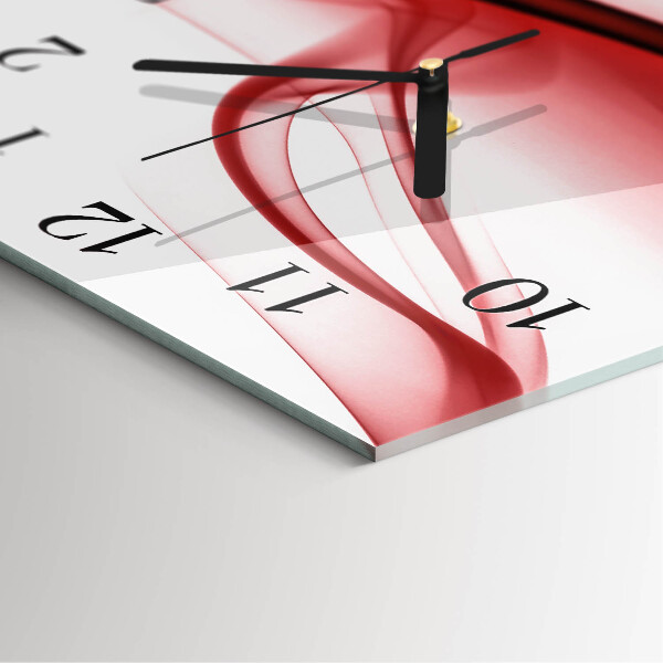 Orologio quadrato Linee astratte