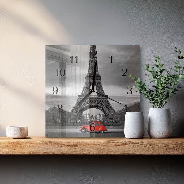 Orologio quadrato Auto della Torre Eiffel