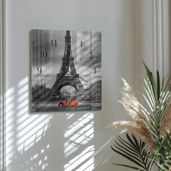 Orologio quadrato Auto della Torre Eiffel