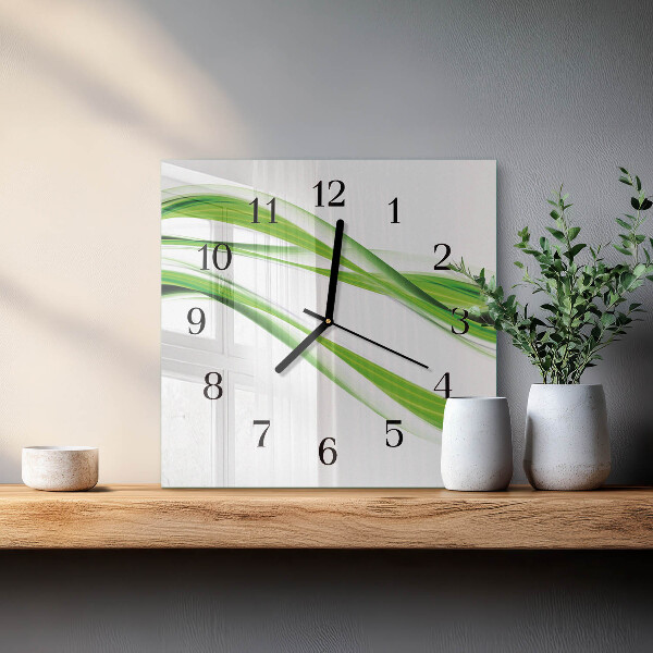 Orologio quadrato Linee astratte