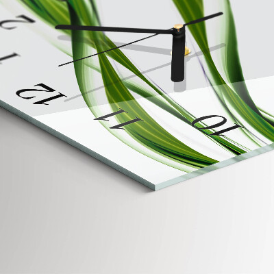 Orologio quadrato Linee astratte