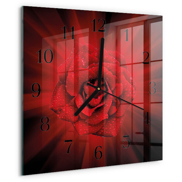 Orologio quadrato Rosa