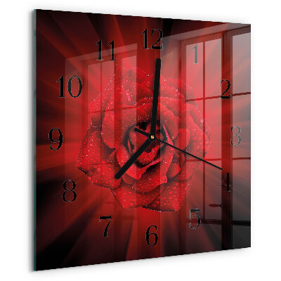 Orologio quadrato Rosa