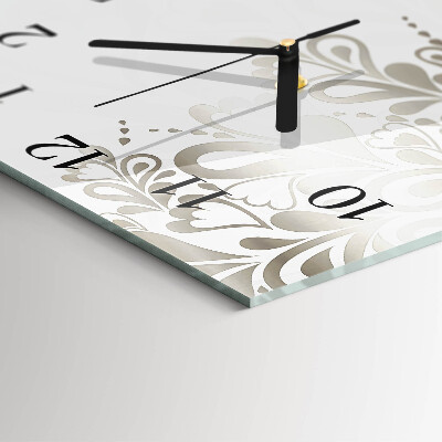 Orologio quadrato Arte floreale