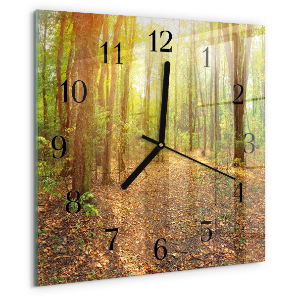 Orologio quadrato Sentiero forestale