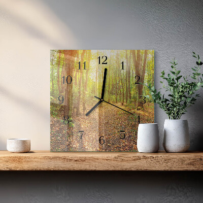 Orologio quadrato Sentiero forestale