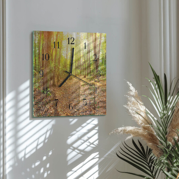 Orologio quadrato Sentiero forestale