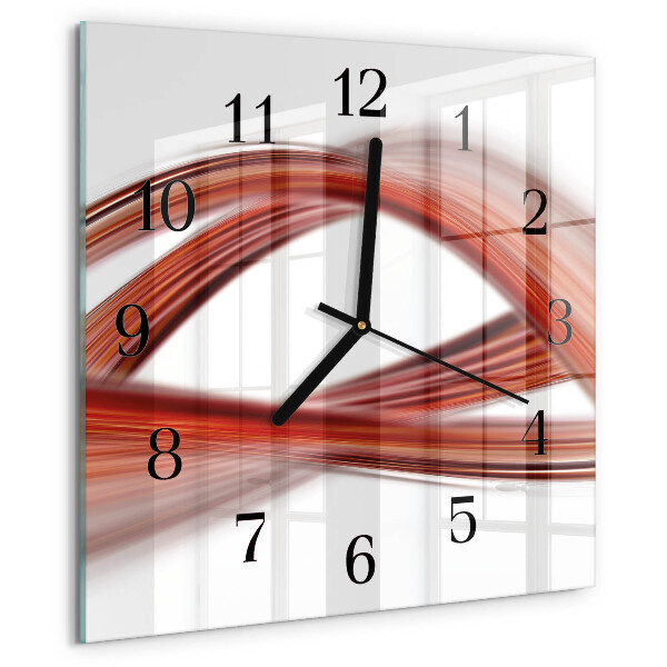 Orologio quadrato Linee astratte