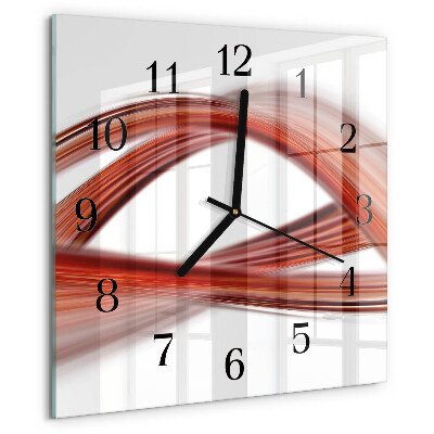 Orologio quadrato Linee astratte