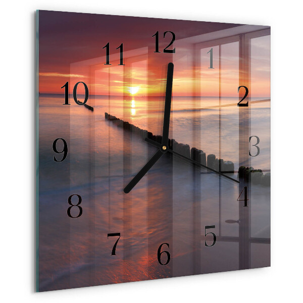Orologio quadrato Sole del Mare