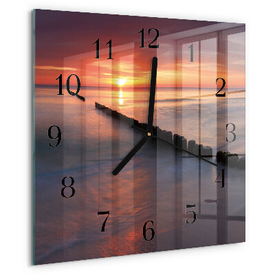 Orologio quadrato Sole del Mare