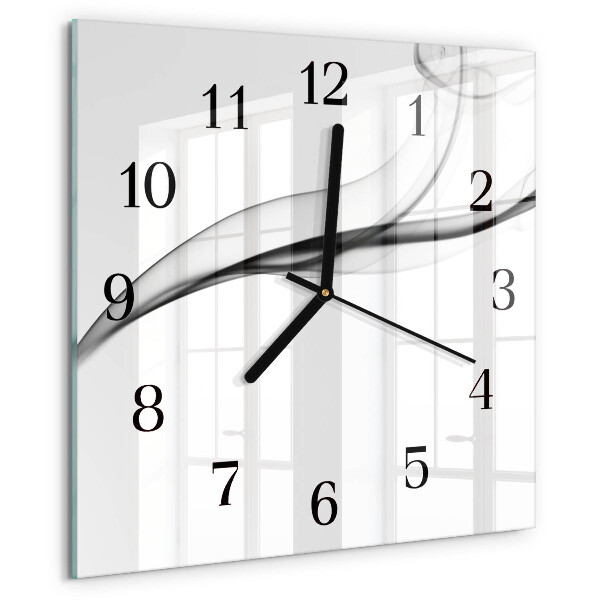 Orologio quadrato Fumo astratto