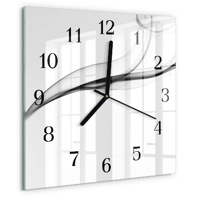 Orologio quadrato Fumo astratto