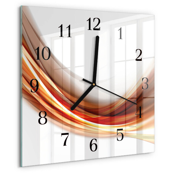 Orologio quadrato Linee astratte
